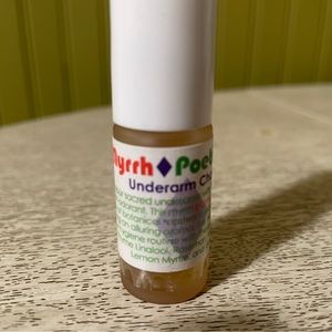 Living Libations Myrrh Poetic Pits Roll On Under Arm Charm